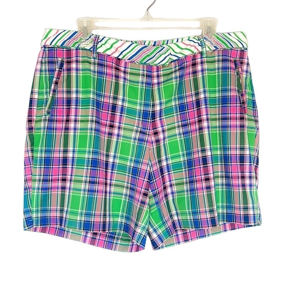 Lady Hagen Plaid Golf Shorts 14